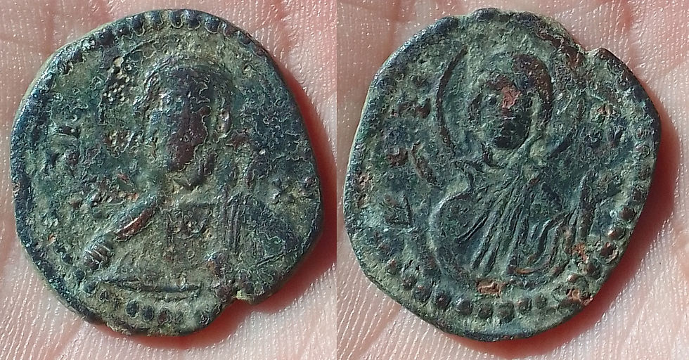 Follis de Romano IV