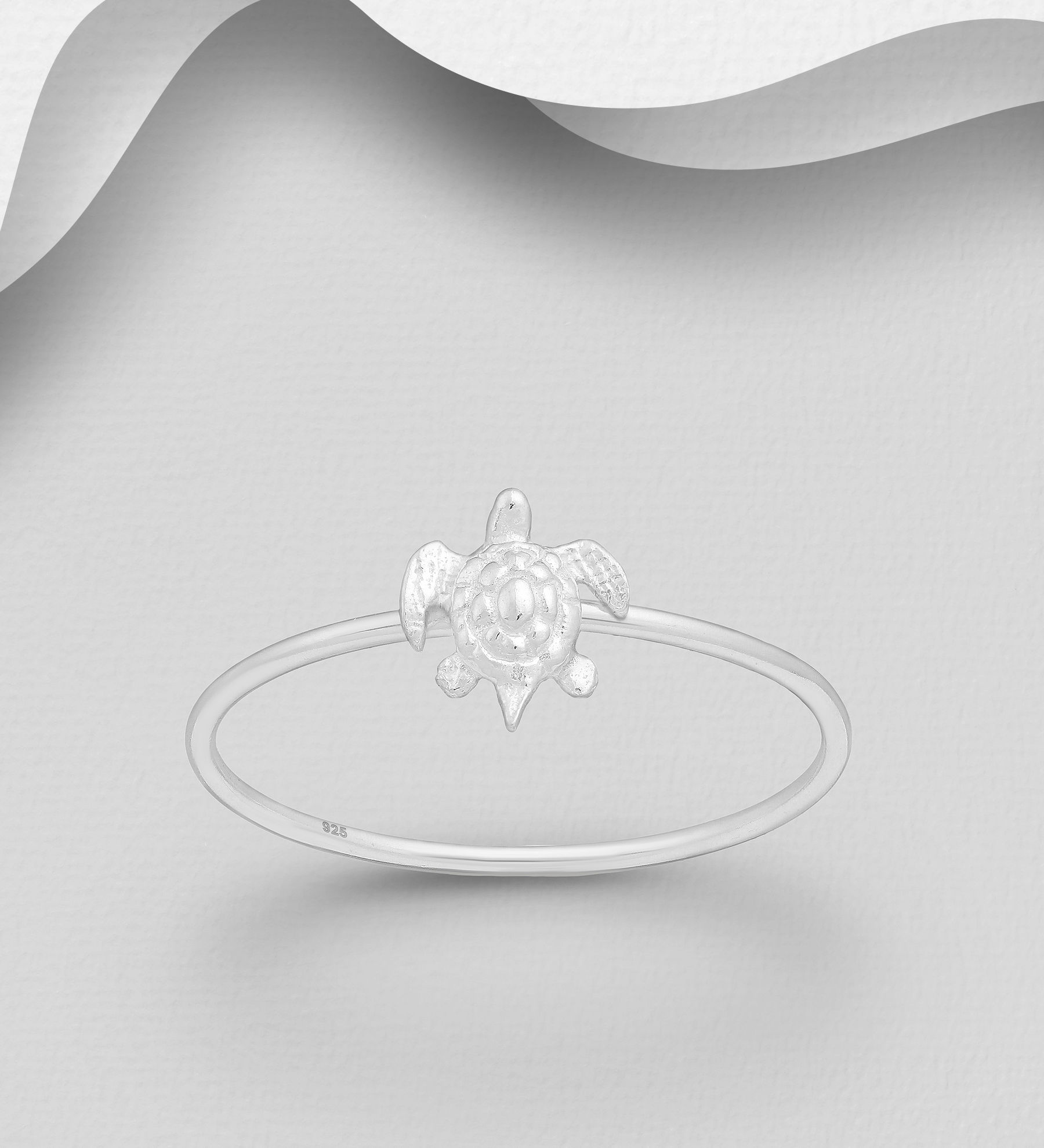 Sterling Silver Turtle Ring