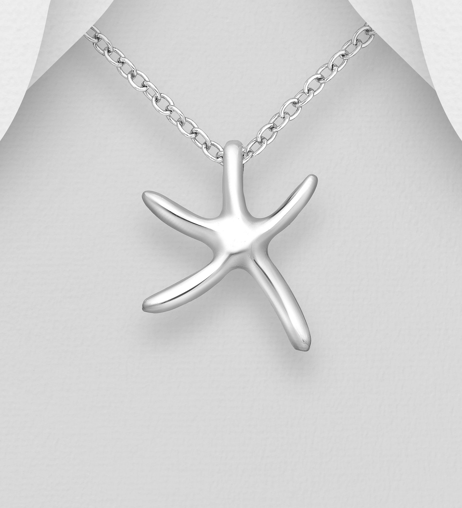 Sterling Silver Starfish Pendant