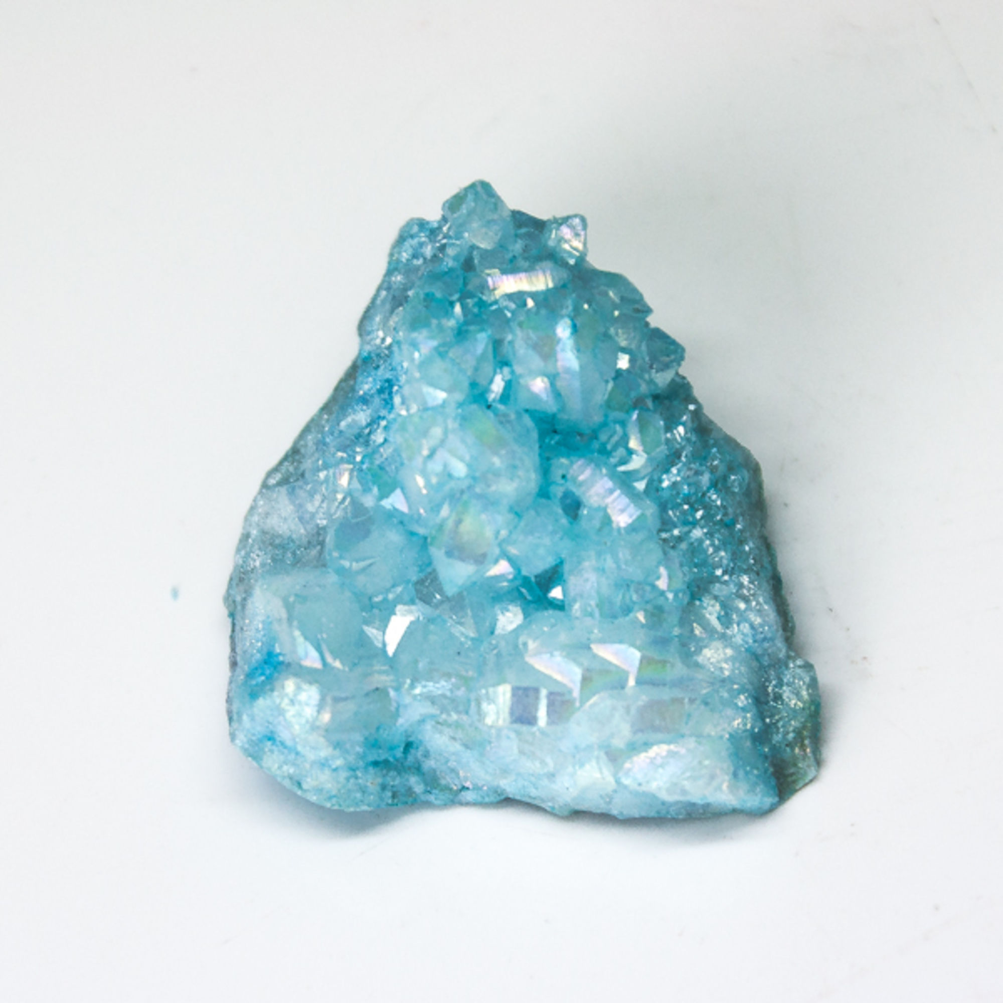 Blue Aura Coated Quartz Druze