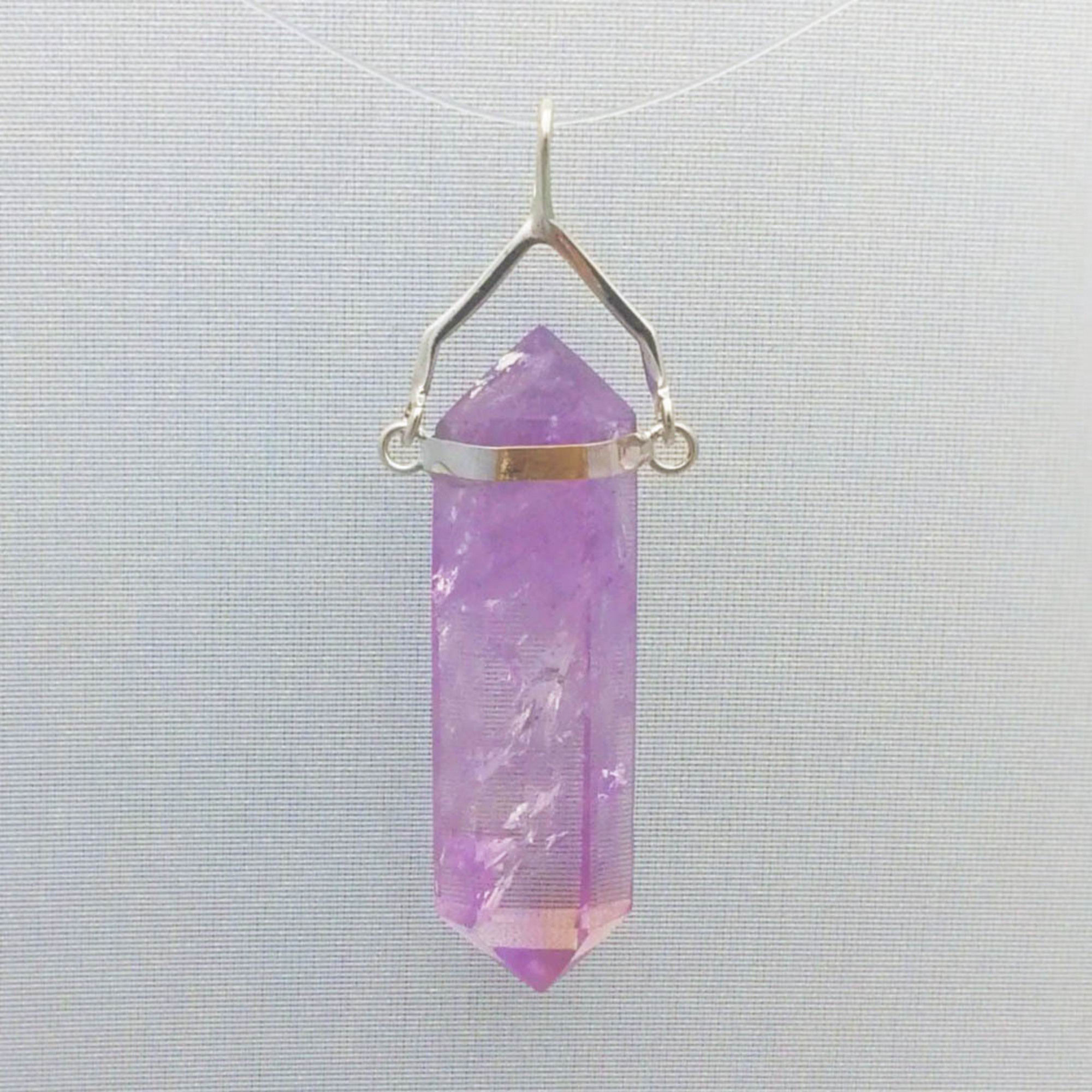 Amethyst Double Point Pendant