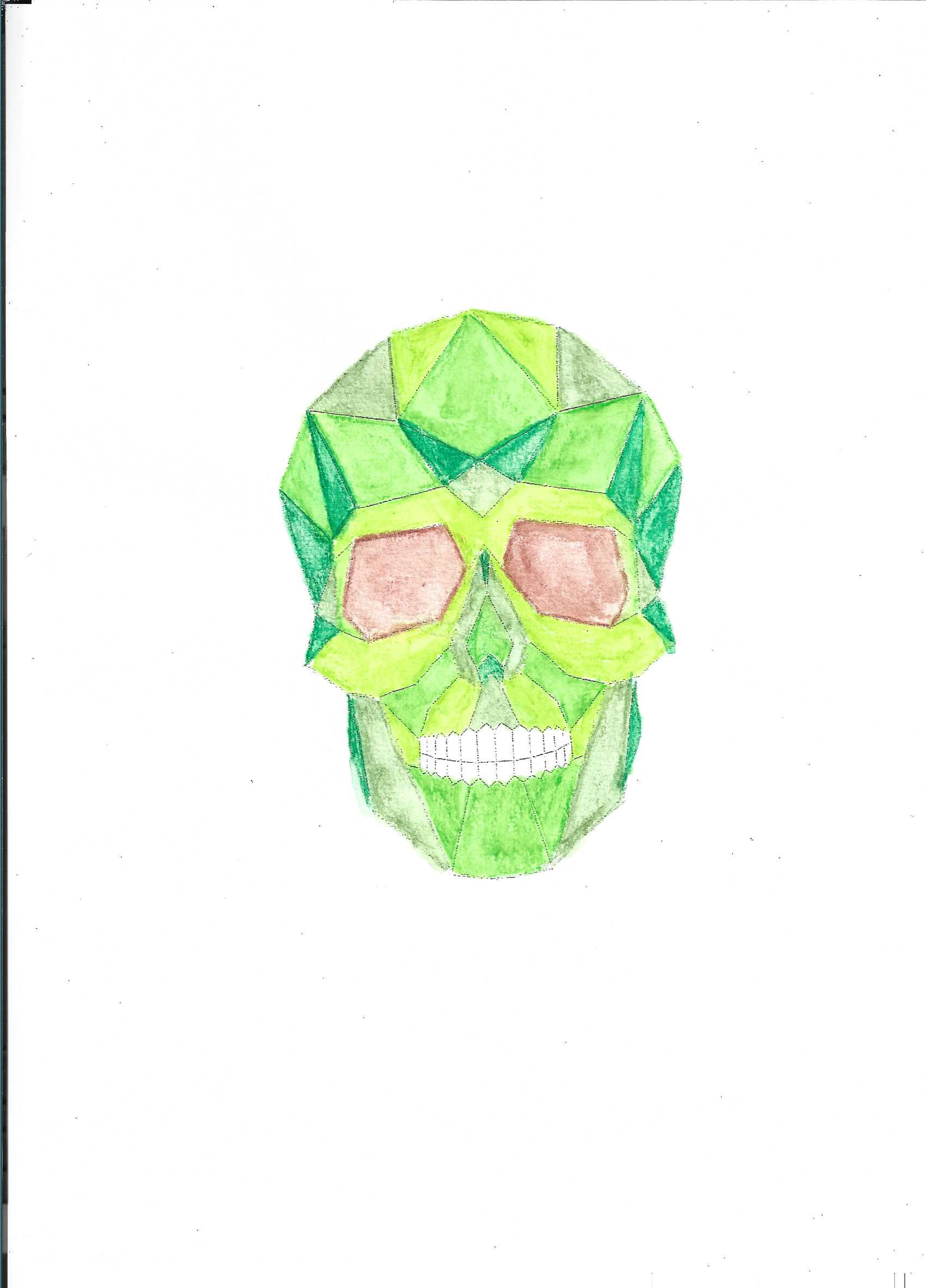 El Diablo Green 210 x 297 mm Digital File