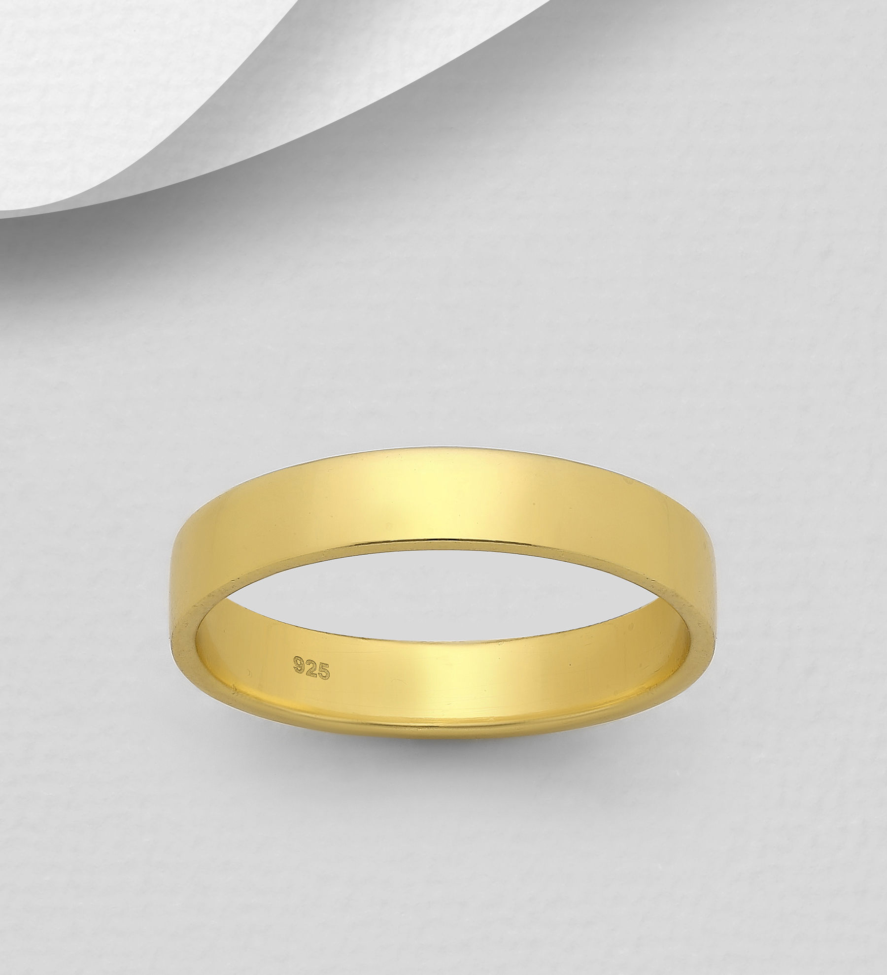 Sterling Silver Engravable Band Ring