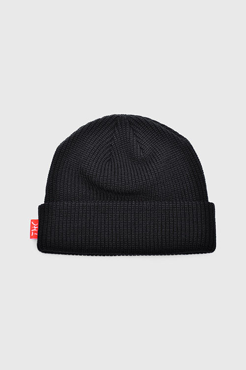 Thumbnail: Emblem Ribbed Fisherman Beanie