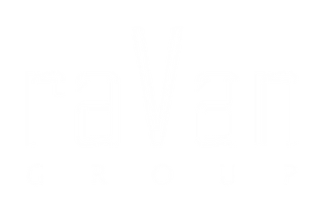 White text reads "RaVan Group." Logo for RaVan Group, a Pacific Northwest-based building consultant
