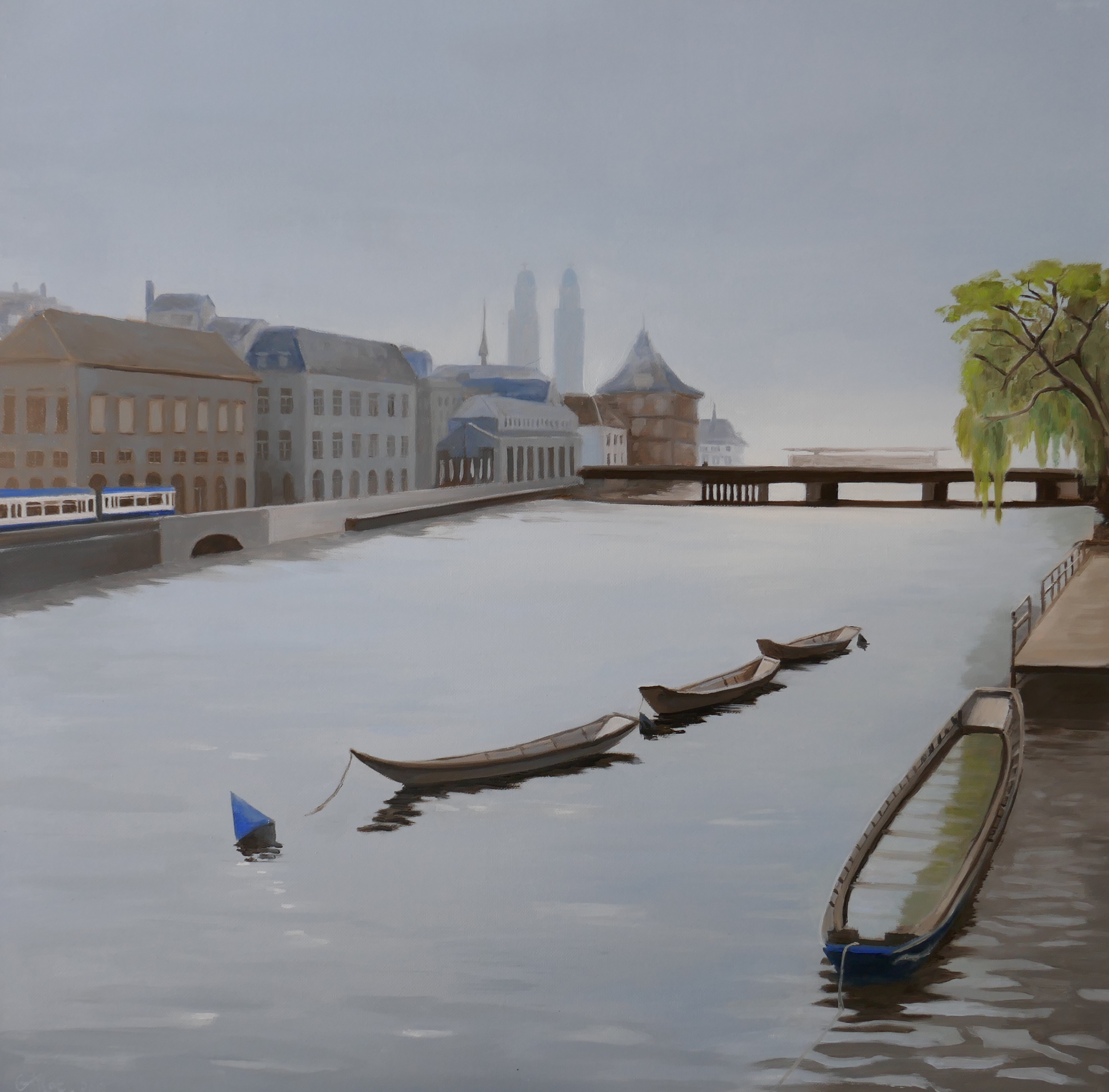 Sur la Limmat à Zurich