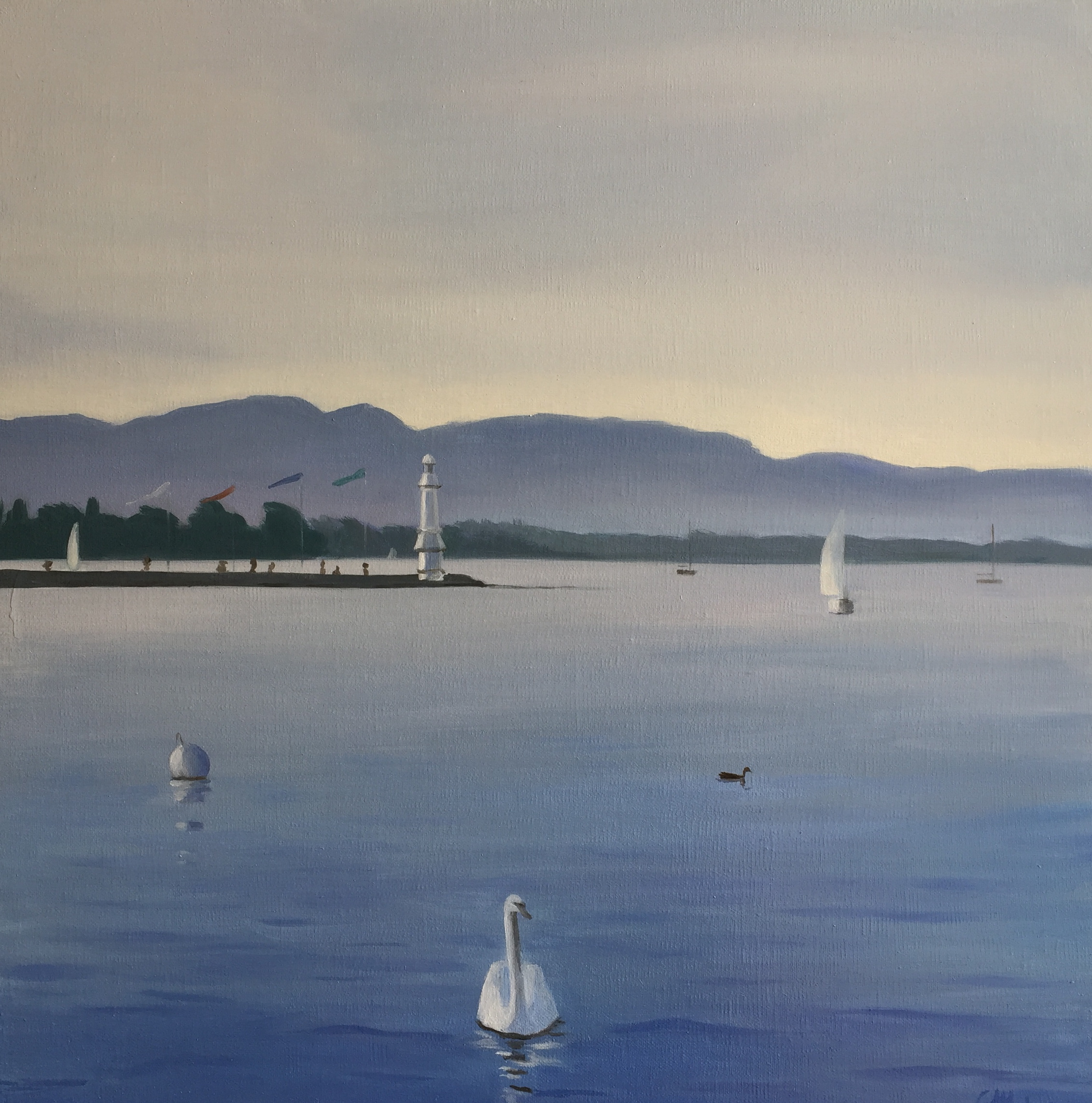 Belle après-midi sur l'eau