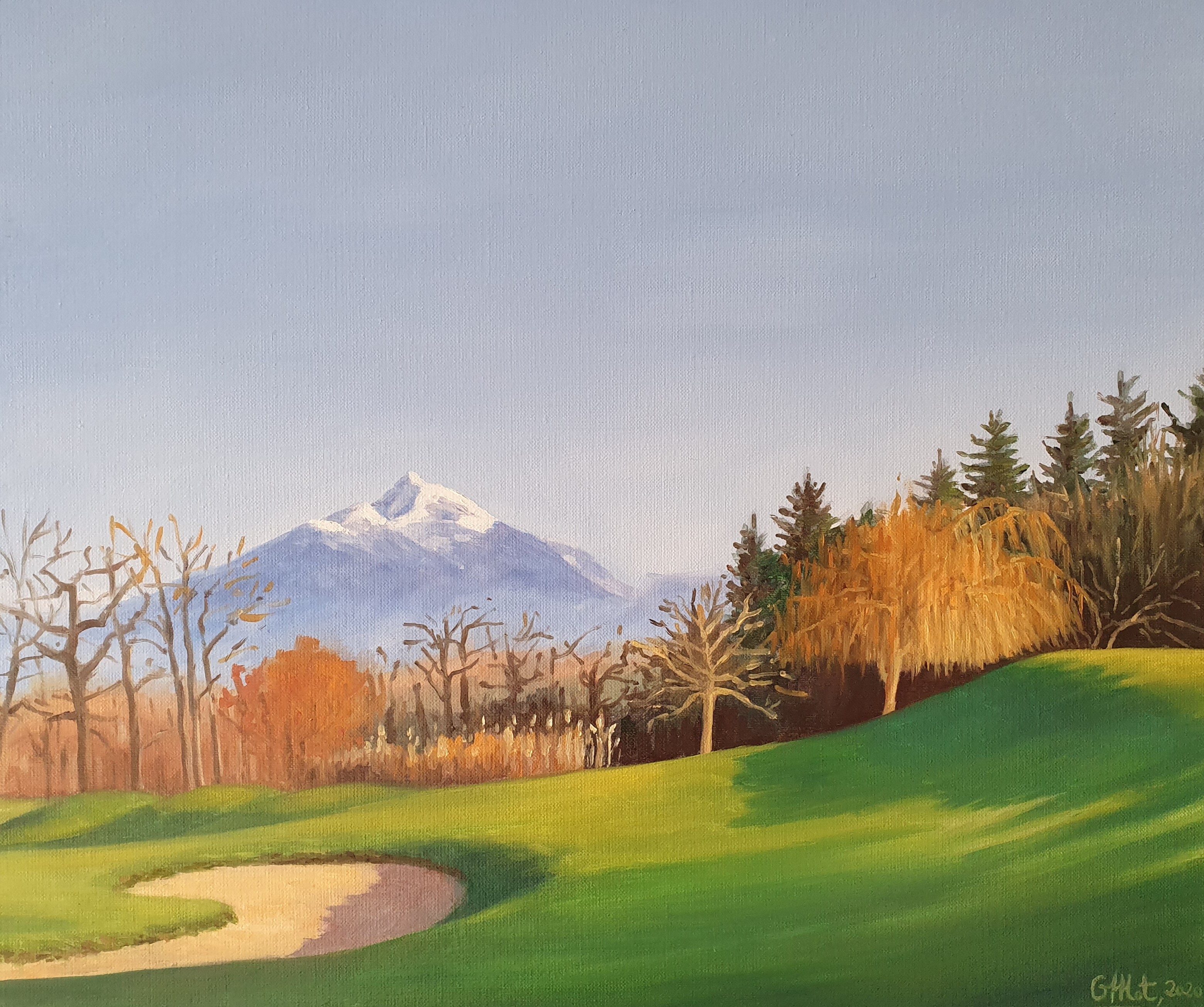 Trou n°7 au Golf d'Esery