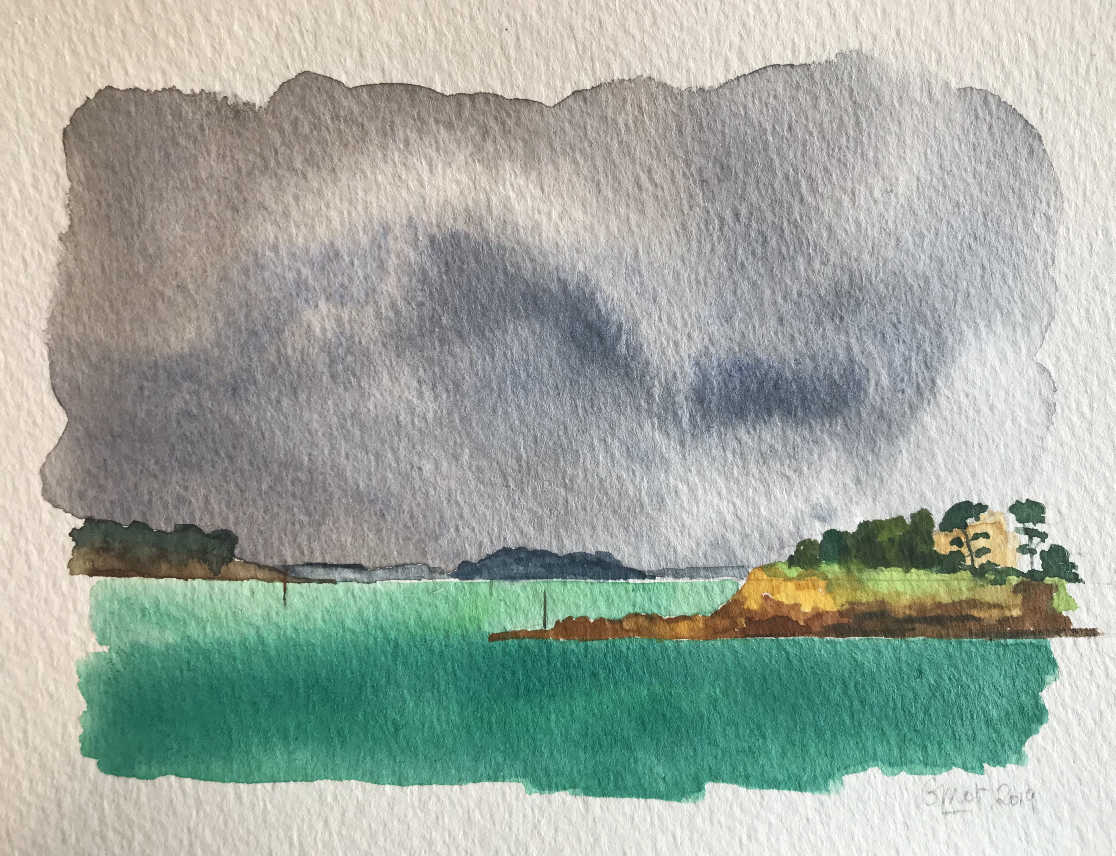 Le Nessay dans la tempête