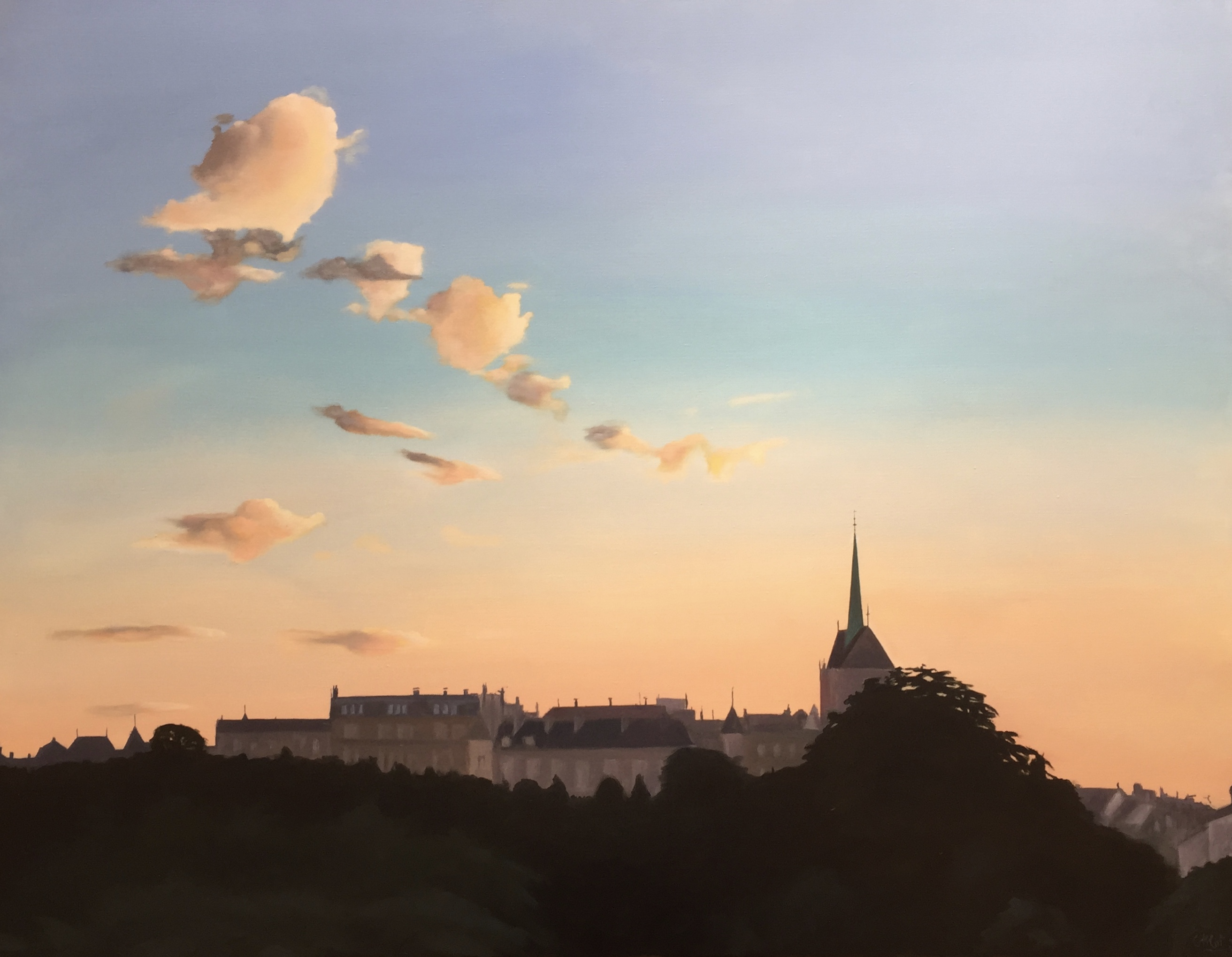 Lever de soleil sur Saint Pierre