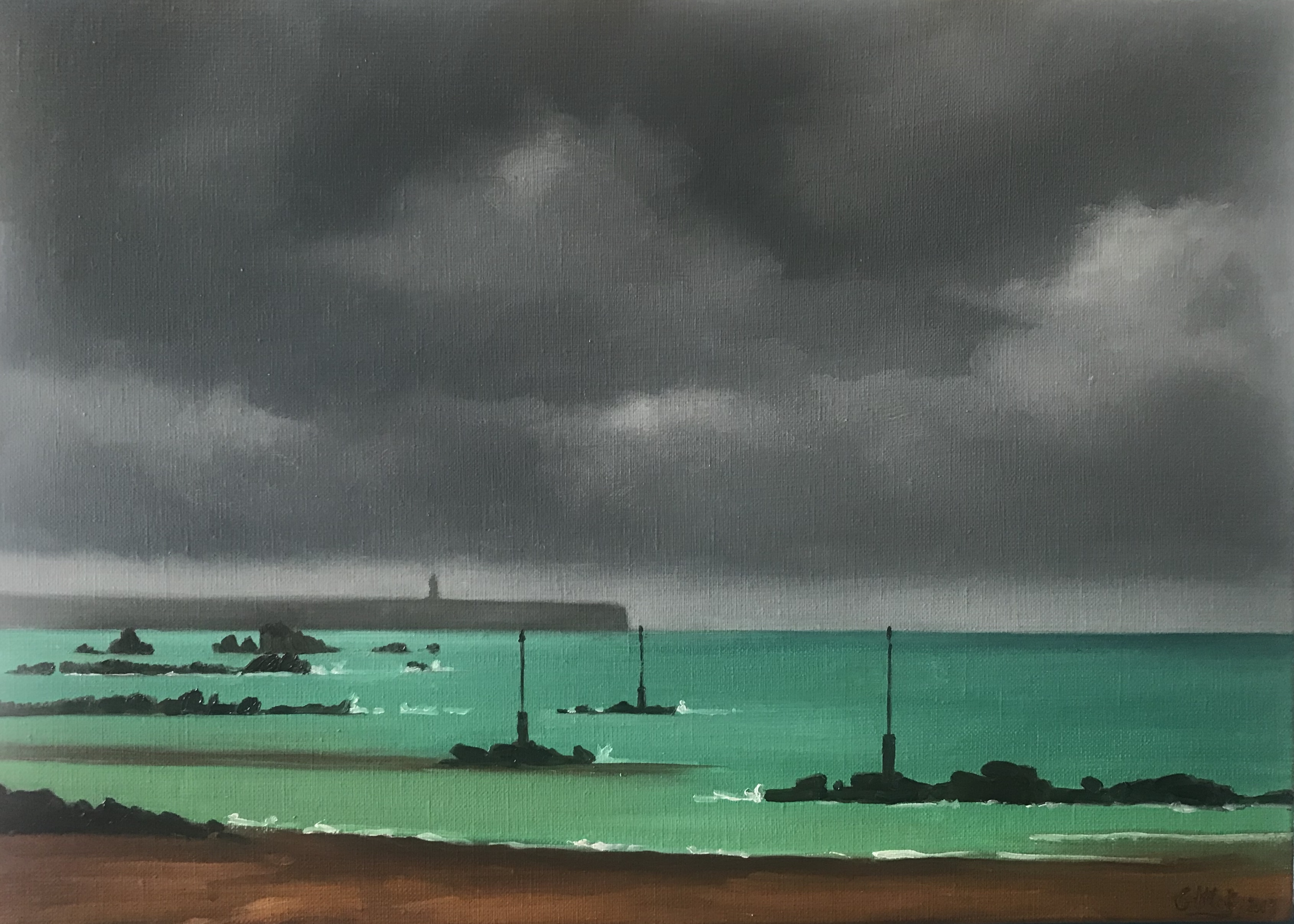 Tempête à St Briac