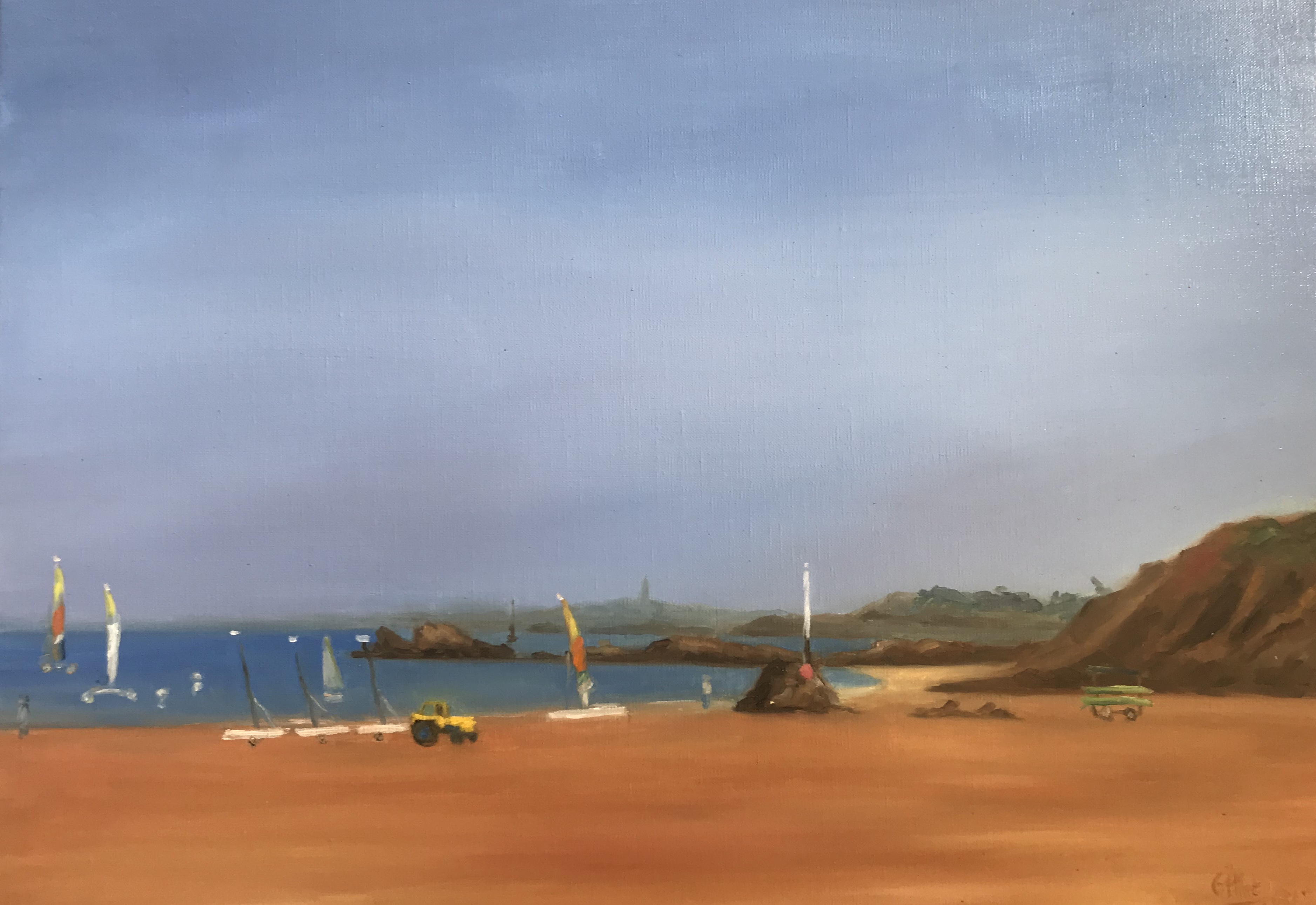 Grand beau sur la plage de St Lu