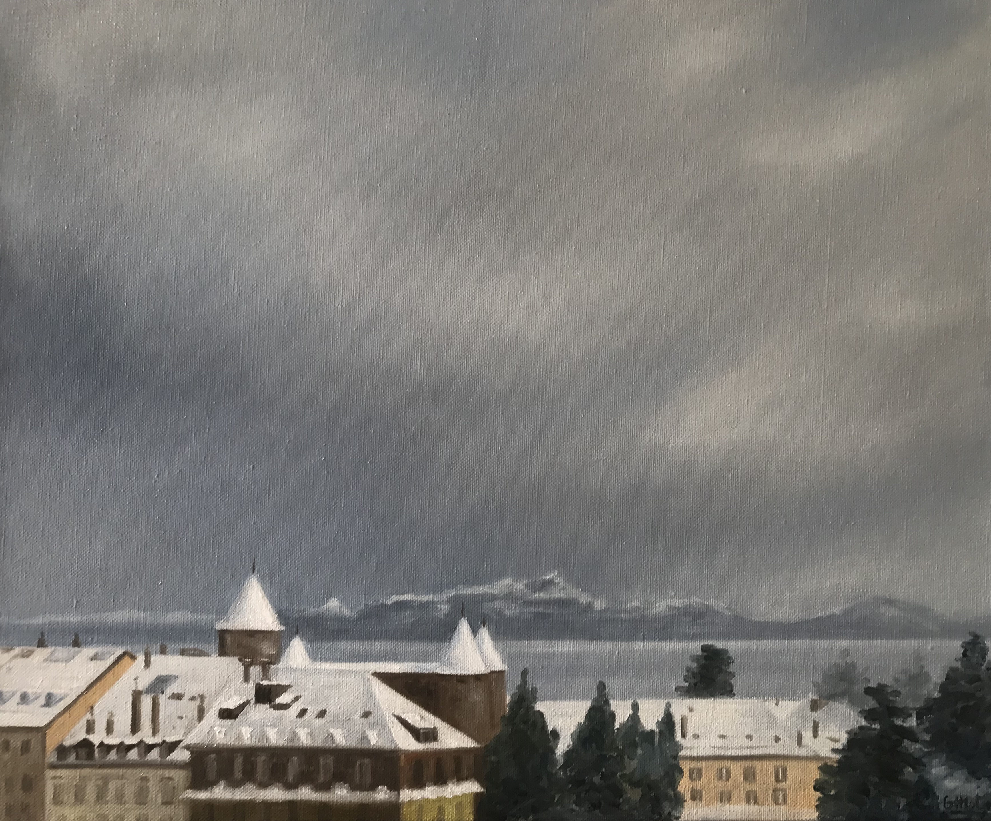 Morges sous la neige