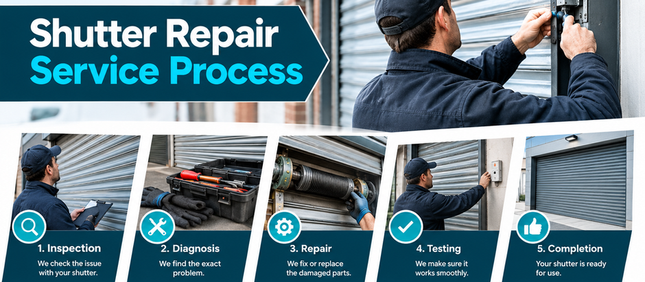 Shutter Repair Service Process at Roller Shutter Repair London