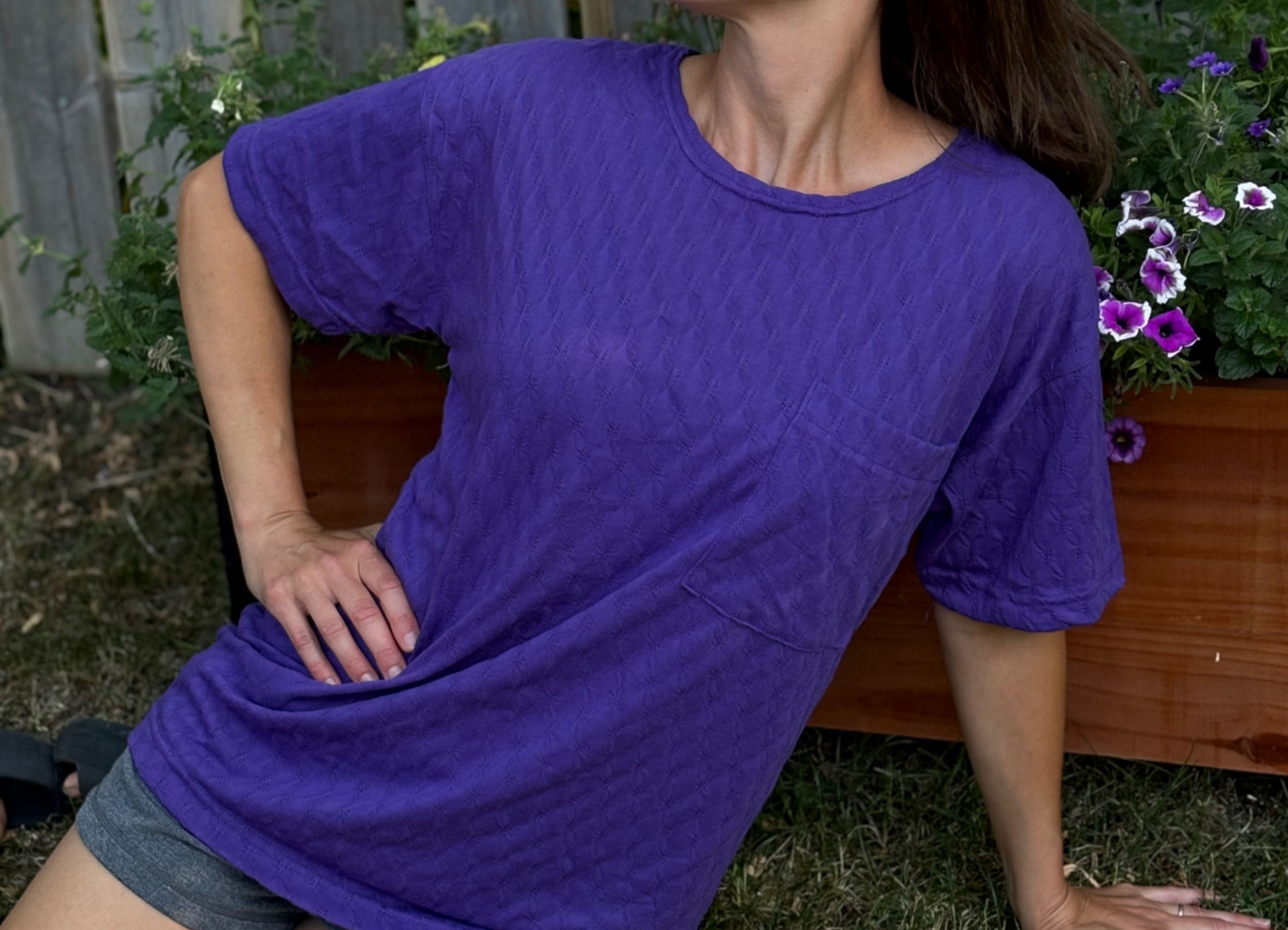 Hazy Lavender Tee- M/L