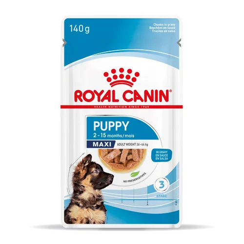 Royal Canin Maxi Puppy Gravy Pouch140g