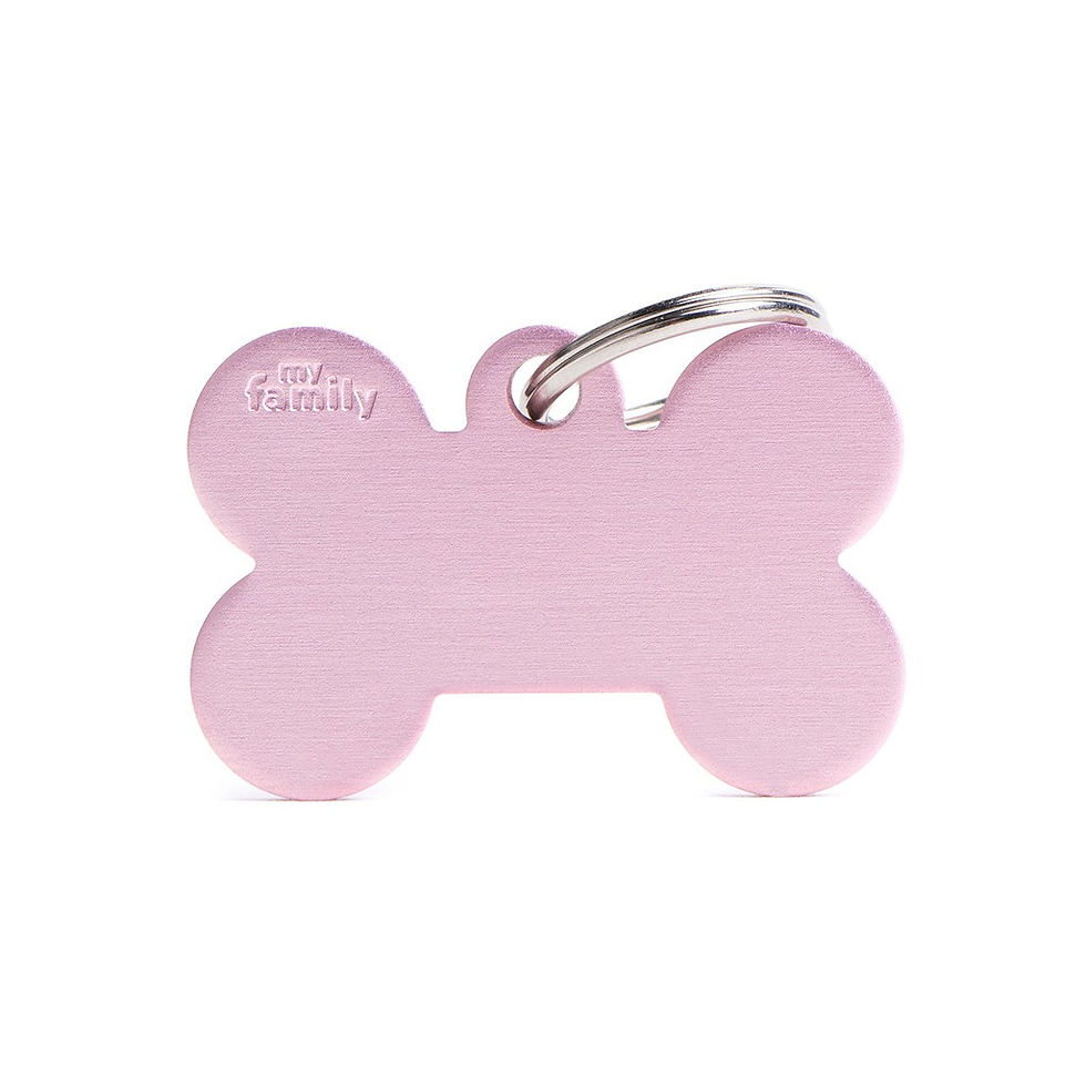 Miniature : MyFamily Basic Aluminium Big Bone ID Tag