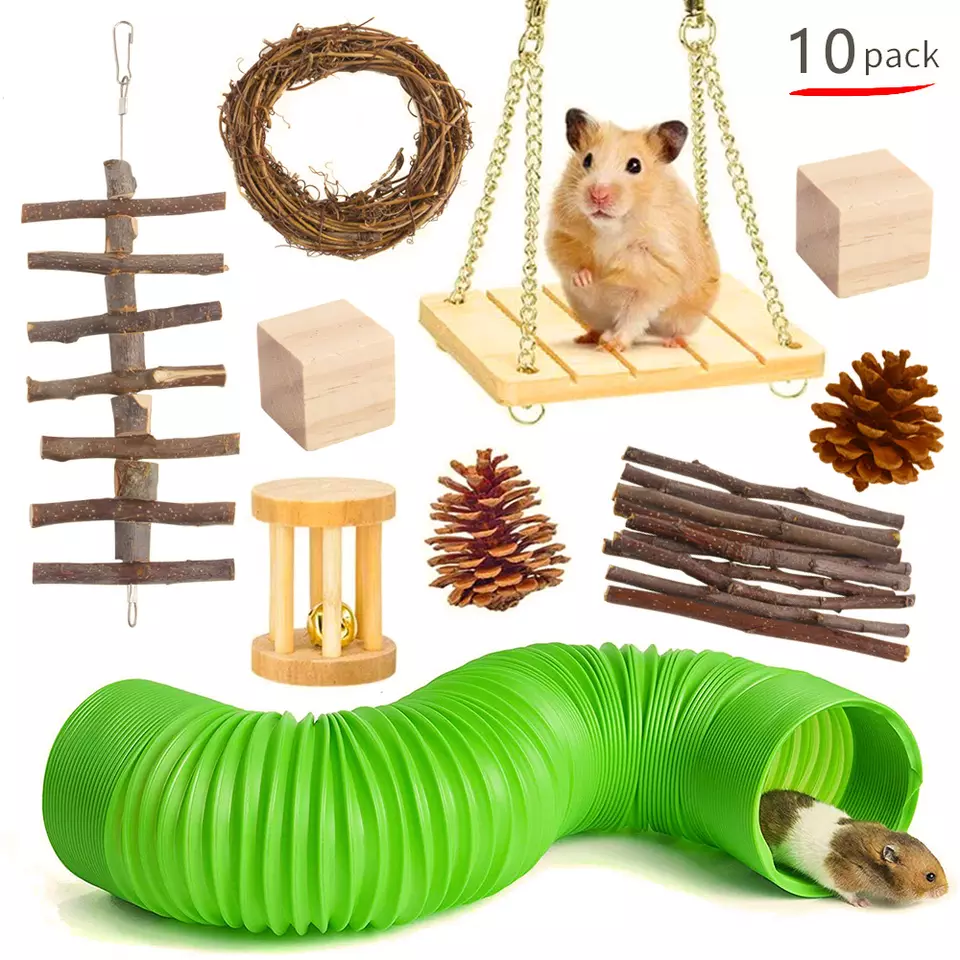 10 PACK TOY FOR RODENTS