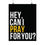 Thumbnail: "Hey, Can I Pray For You?" - Matte Poster 