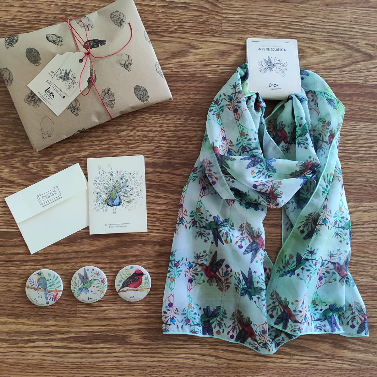 Kit Pashmina Colibrí