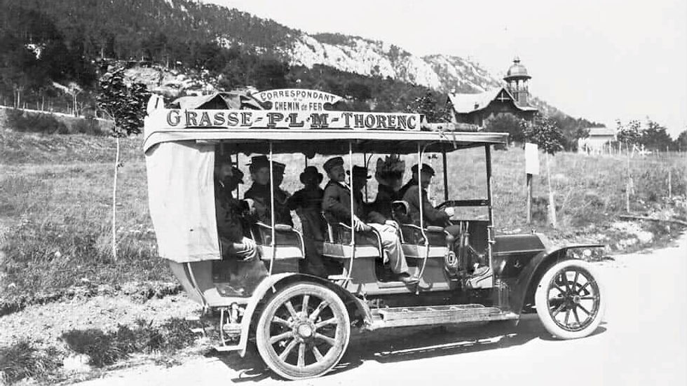 Bus from Grasse PLM station to Thorenc.