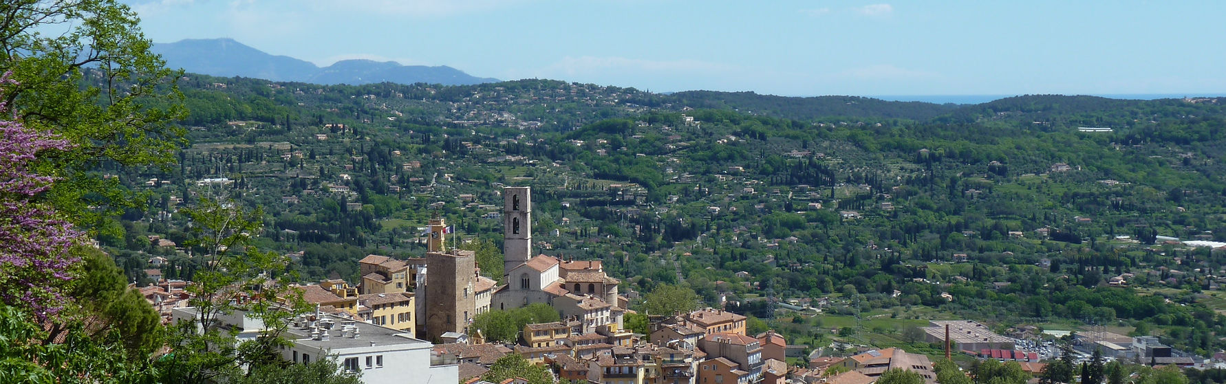 Panorama of Grasse from the north west