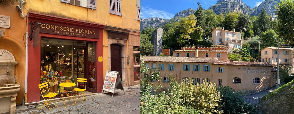 Florian's shop in Grasse