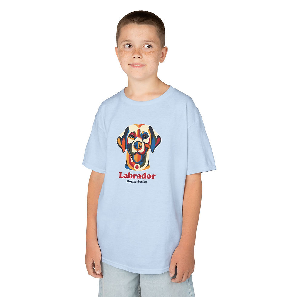 Thumbnail: Labrador Pop Art T-Shirt — Kids