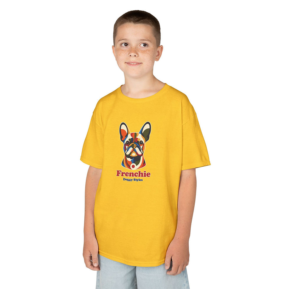 Thumbnail: Frenchie Pop Art T-Shirt — Kids
