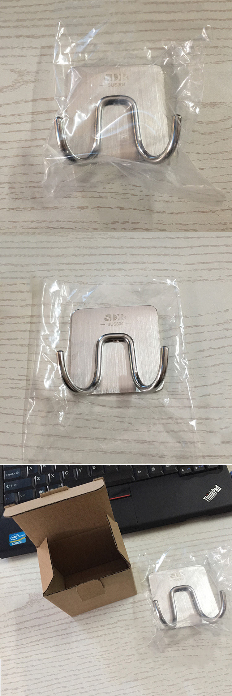 Thumbnail: Bathroom 3M Adhesive Towel Hook