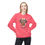 Thumbnail: Pink Labrador pop art unisex Sweatshirt – front view