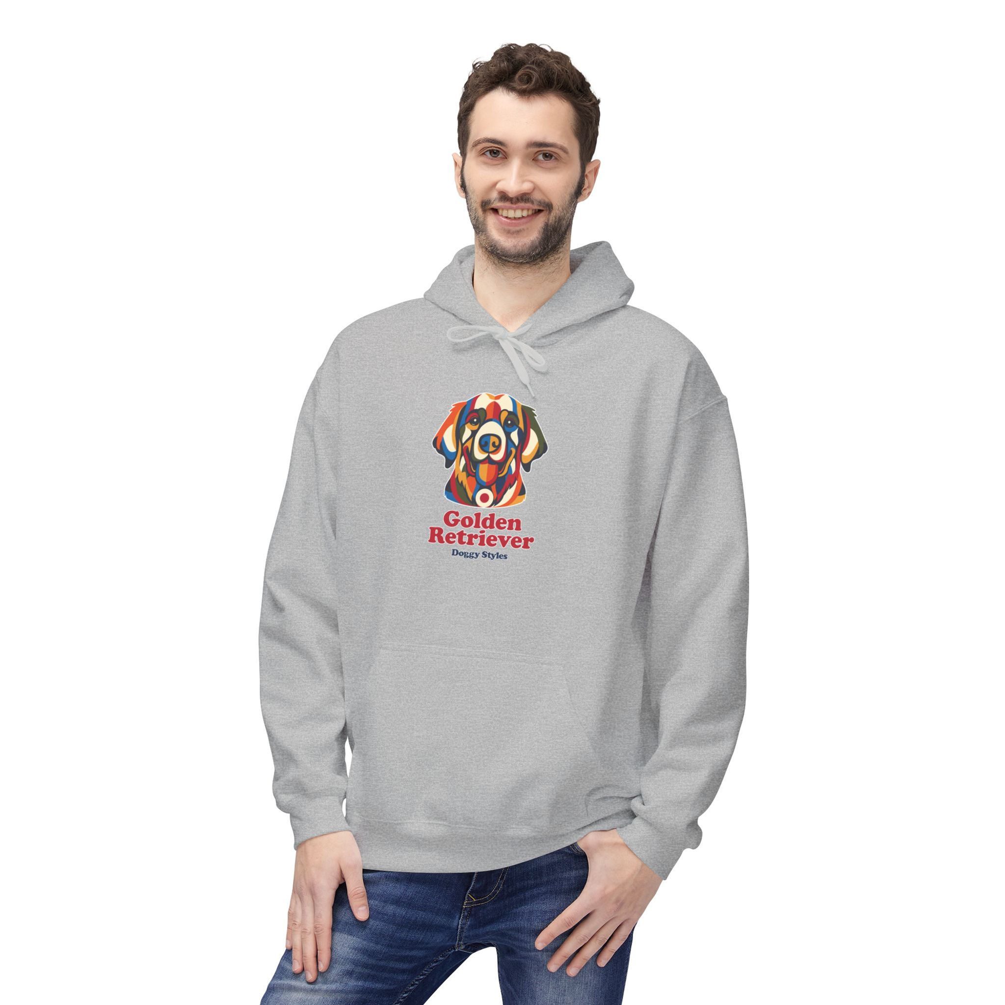 Golden Retriever Pop Art Unisex Hoodie