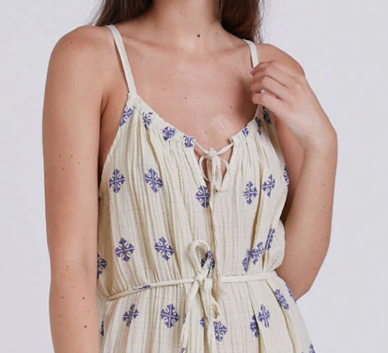 Thumbnail: Waffle Dress , Organic Cotton Maxi Dress , Tank Summer Dress.