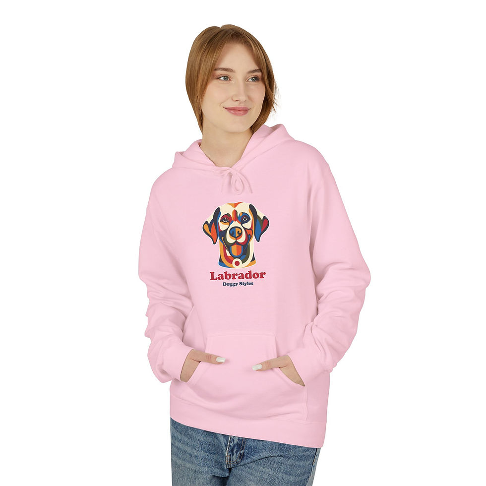 Thumbnail: Labrador Pop Art Hoodie — Unisex