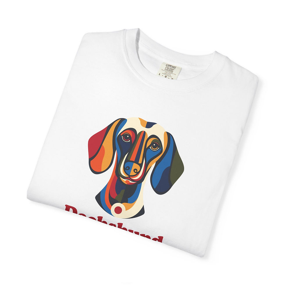Thumbnail: Dachshund Pop Art T-Shirt — Unisex