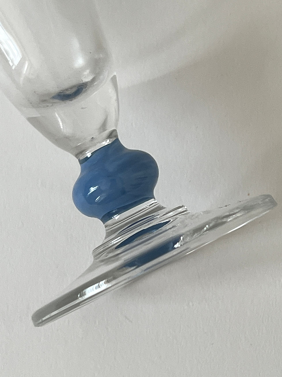 Miniature : Service de 5 verres en verre de Murano, vers 1970