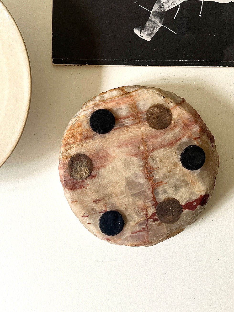 Miniature : Cendrier en onyx rose