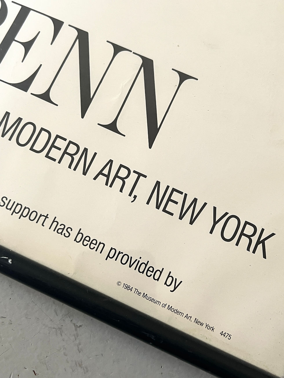 Miniature : Affiche originale MOMA, Exposition Irving Penn 1984