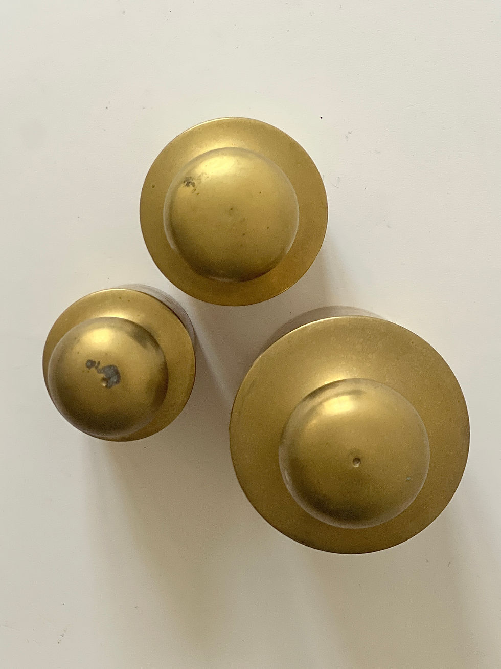 Miniature : Contenants en laiton véritable, 1950