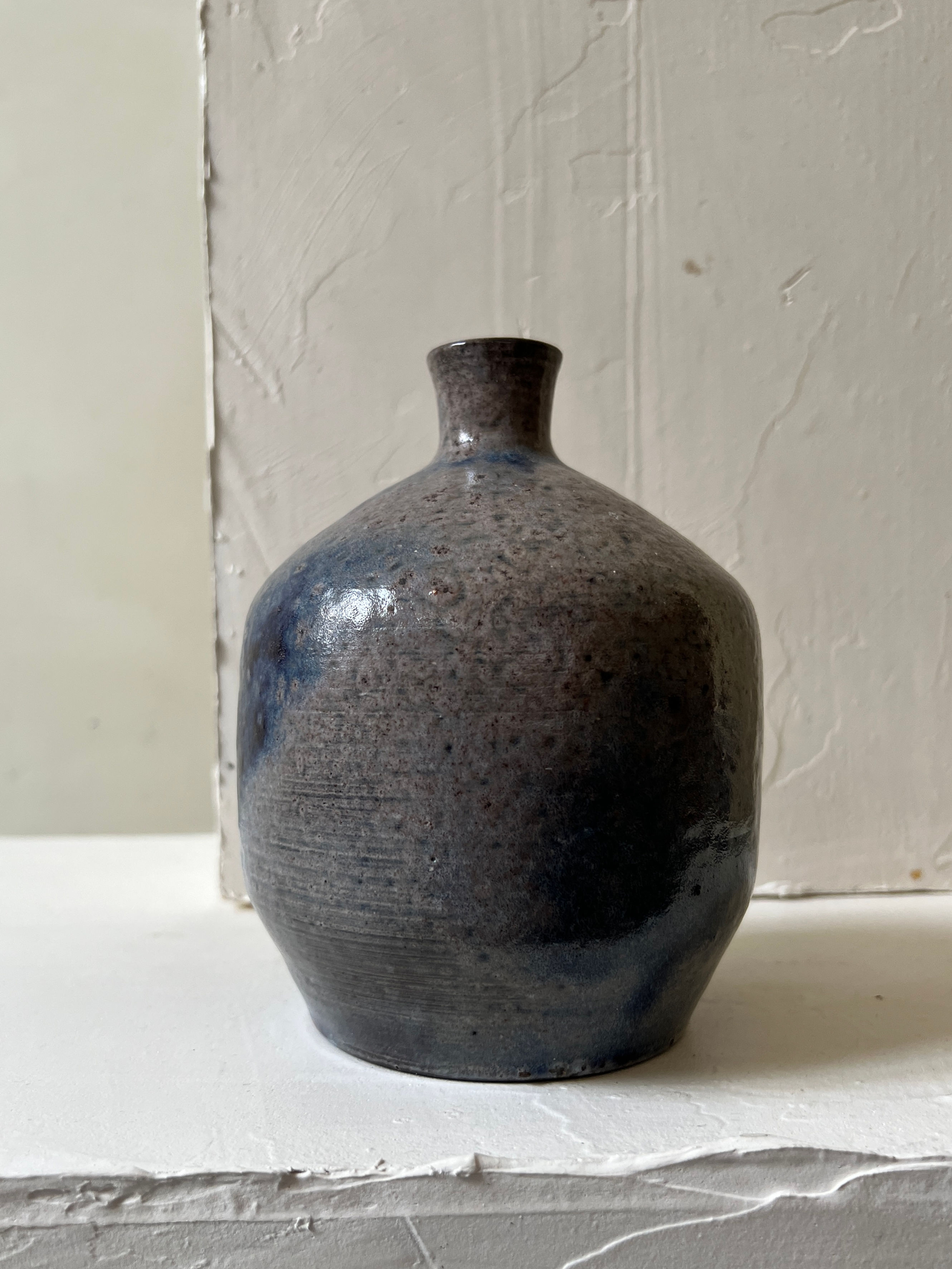 Vase céramique émaillé et signé
