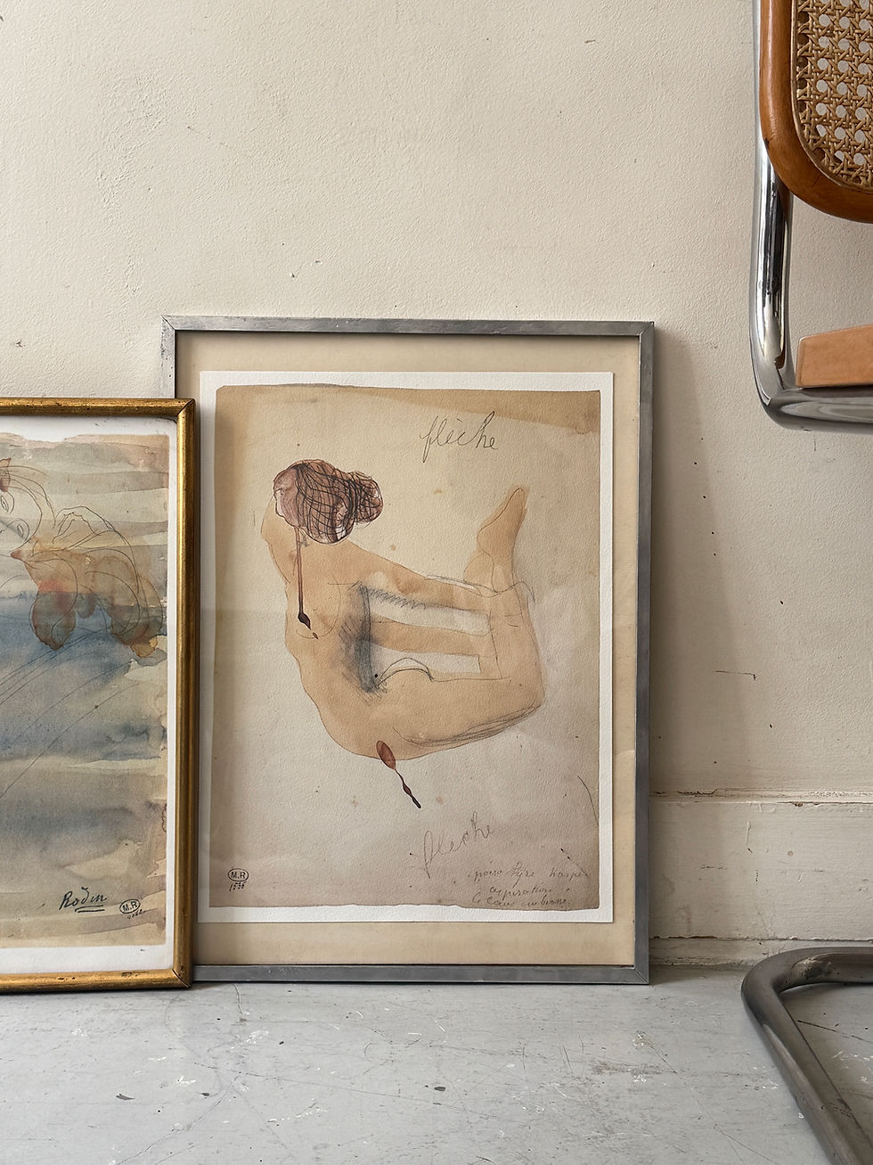 Miniature : Imprimerie nationale aquarelle Auguste Rodin