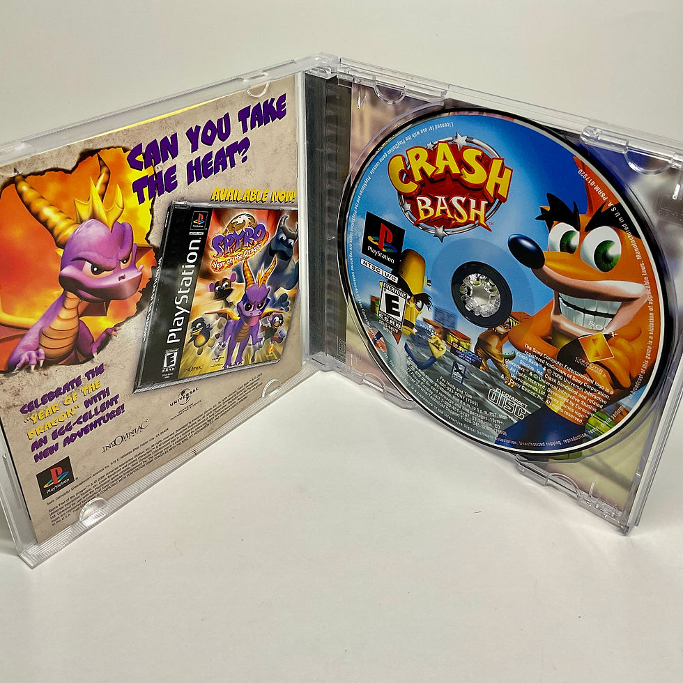 Thumbnail: Crash Bash PS1 PlayStation 1 Complete CIB Black Label VG