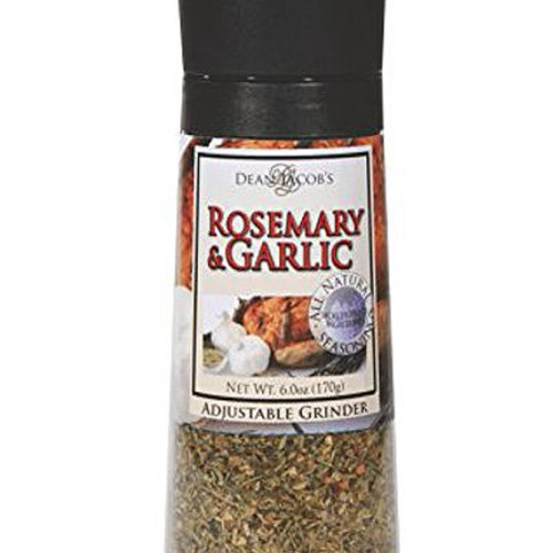 Dean Jacob's Rosemary & Garlic Seasoning Adjustable Grinder Vintage