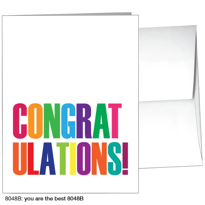 Congratulations Card from Printed Canvas