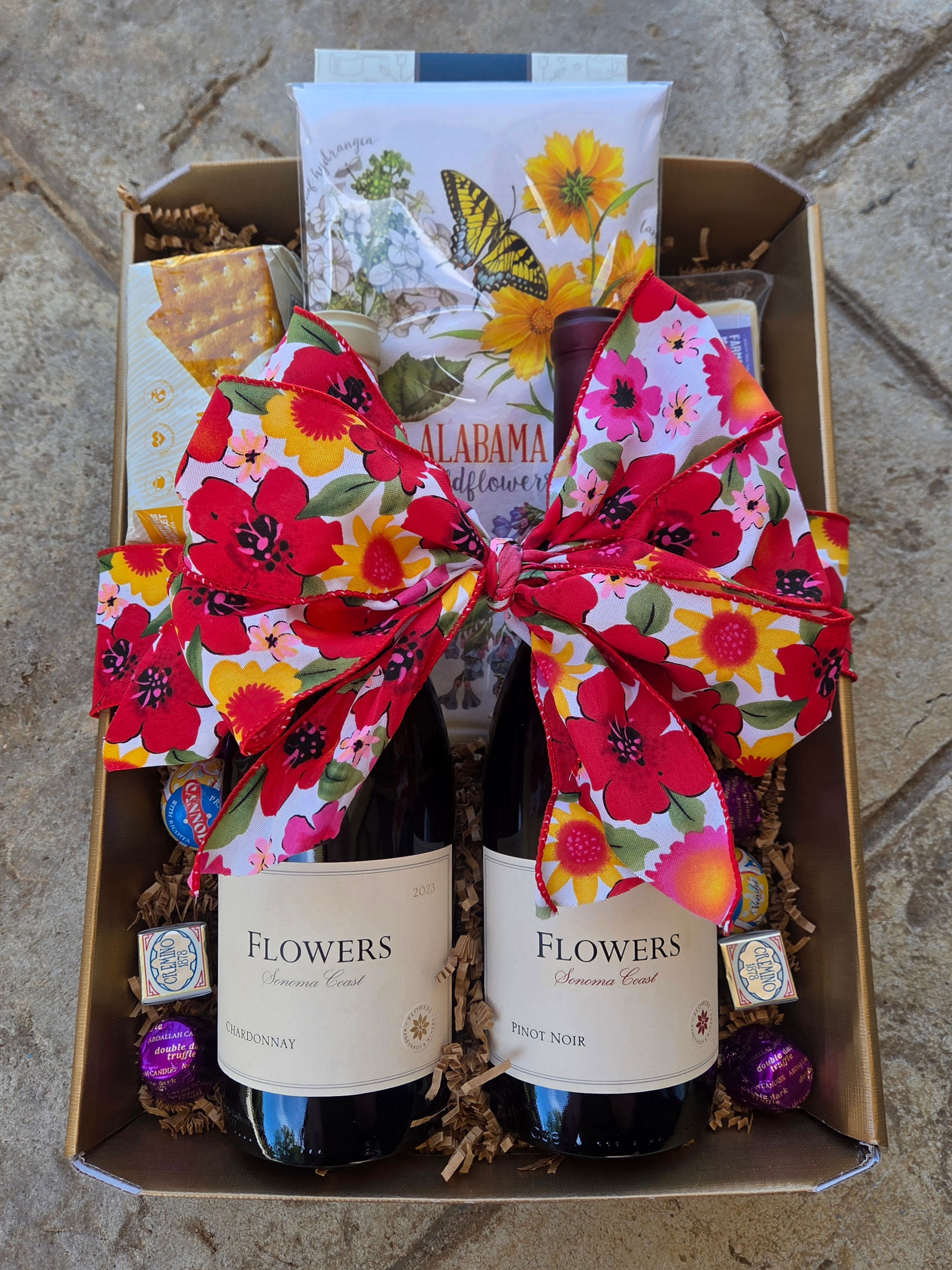 "The Flowers She REALLY Wants" Gift Basket
