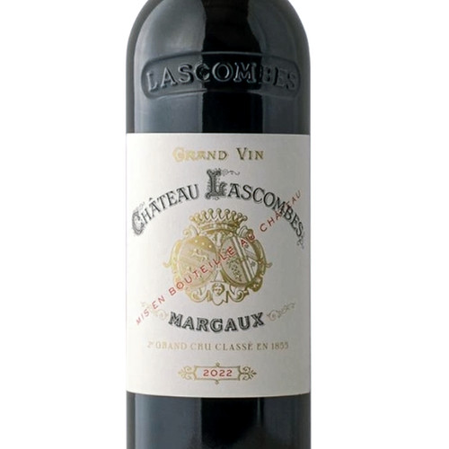Wooden SIX PACK of 2022 Chateau Lascombes 2nd Growth Grand Cru