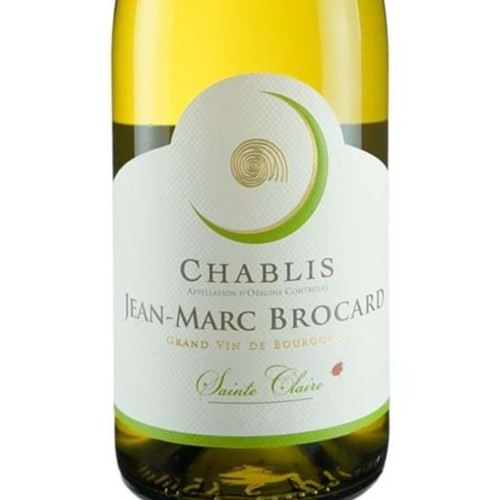 375ml/HALF BOTTLE of 2021 Jean-Marc Brocard Chablis Sainte Claire
