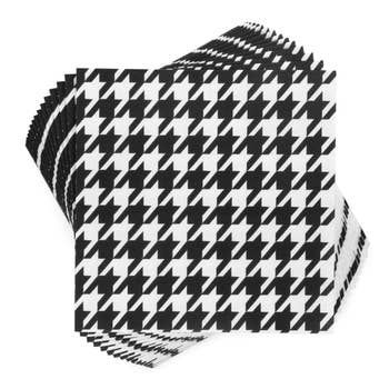 Houndstooth Wine Napkins