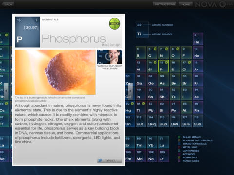 iPad App Nova Elements