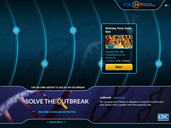 iPad App Solve the Outbreak